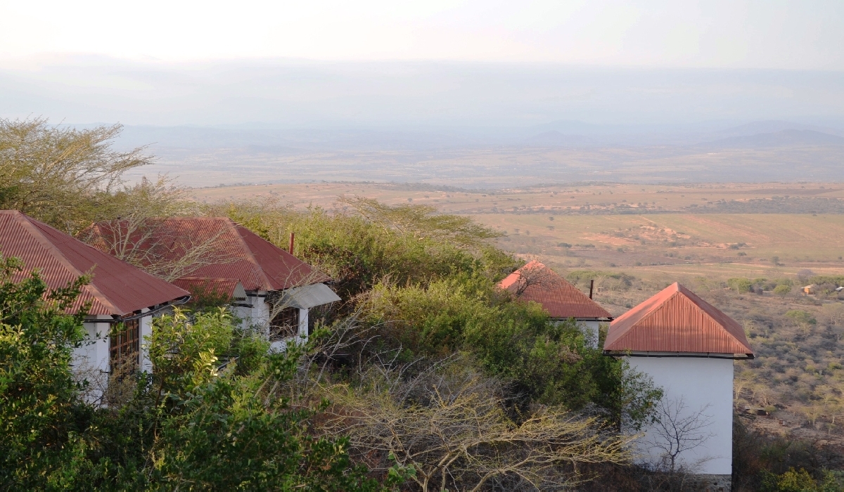 Les cottages à flanc de colline du Bashay Rift Lodge