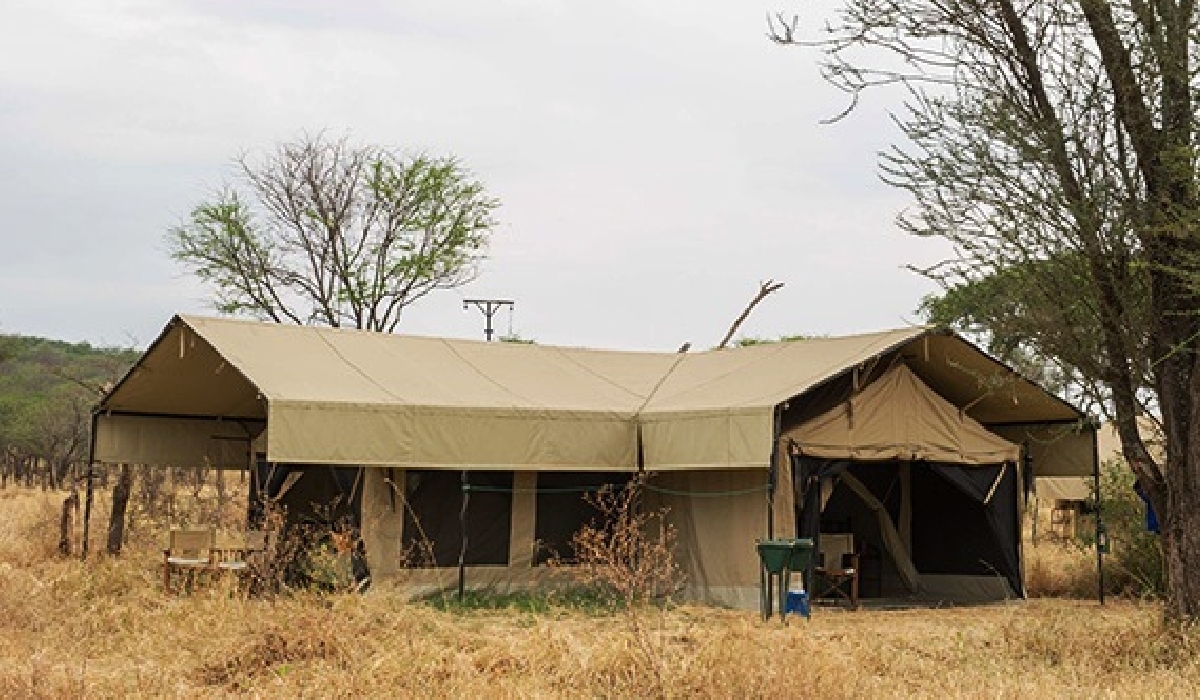 Une tente famille au Kati Kati N'dutu Camp