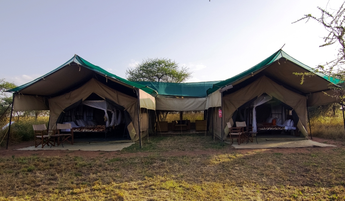 Tente famille du camp Ang'ata Tarangire