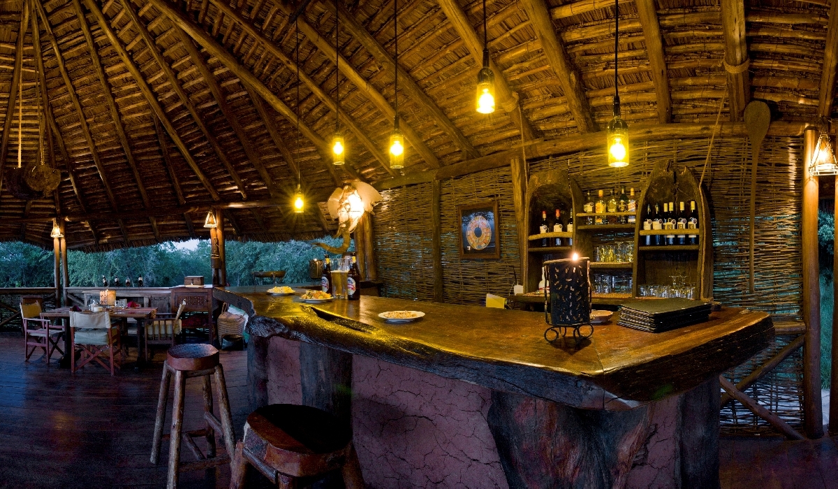 Le bar du camp Maweninga